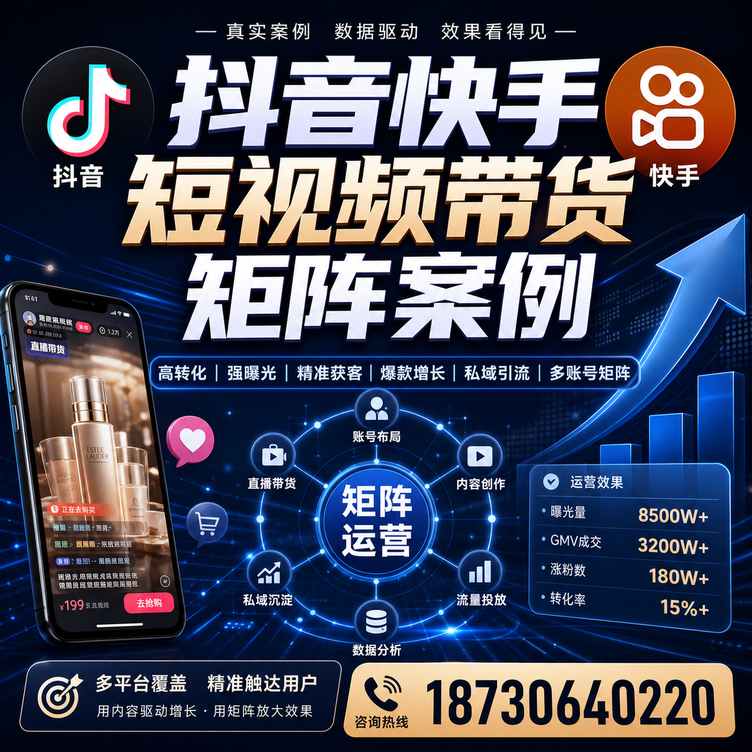 六安短视频带货团队多平台矩阵自动分发案例