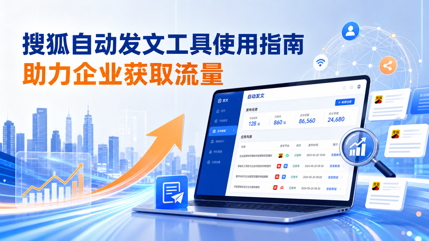 搜狐自动发文工具的使用指南:助力六安企业获取流量