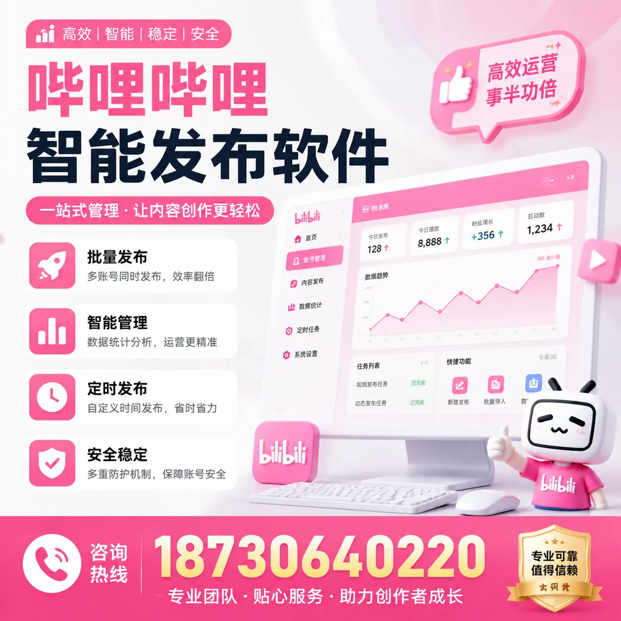 如何评估哔哩哔哩智能发布软件的ROI？六安 企业必读