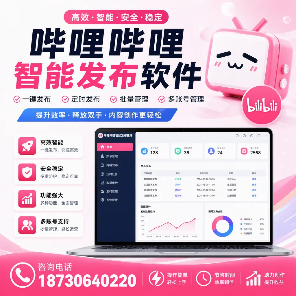 提升内容质量的秘诀:哔哩哔哩智能发布软件在 六安 的应用